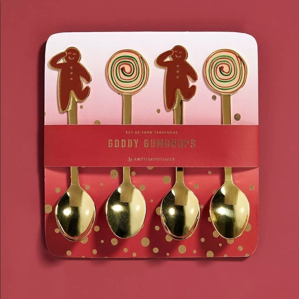 Set of 4 Goody Gumpdrops Teaspoons by Anthropologie